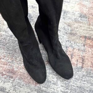 Stuart Weitzman Black Heeled Boots